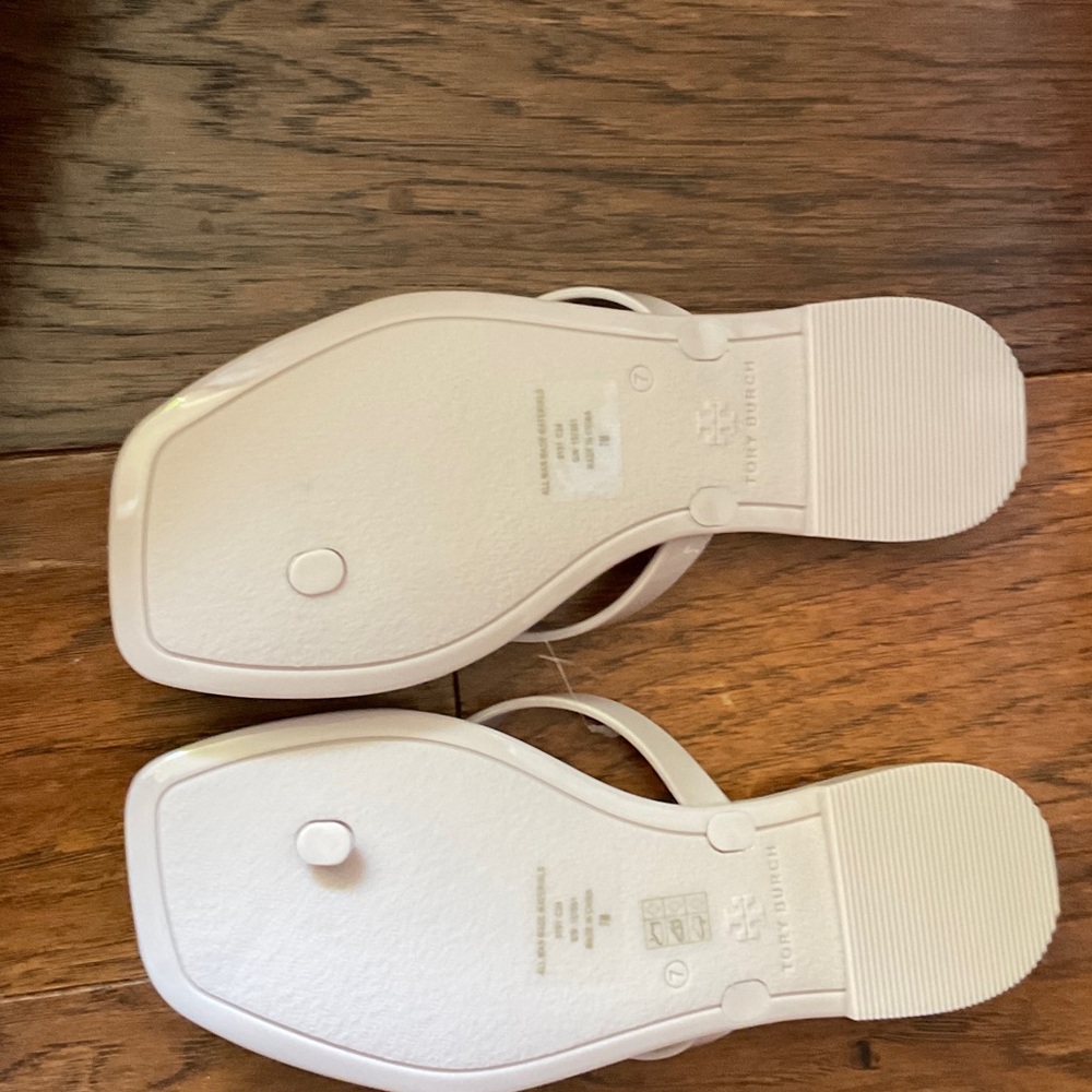 Tory Burch White Sandals - Picture 2 of 2